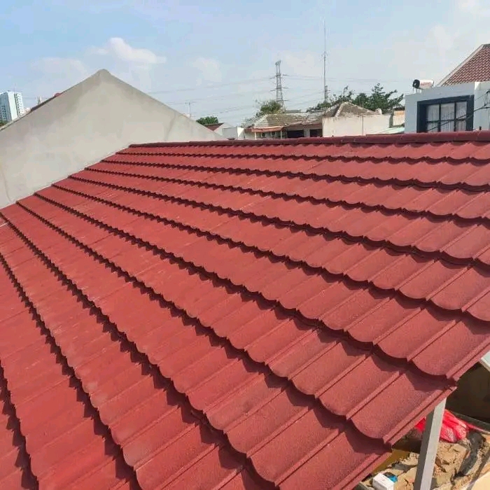 Atap metal pasir & rangka baja ringan